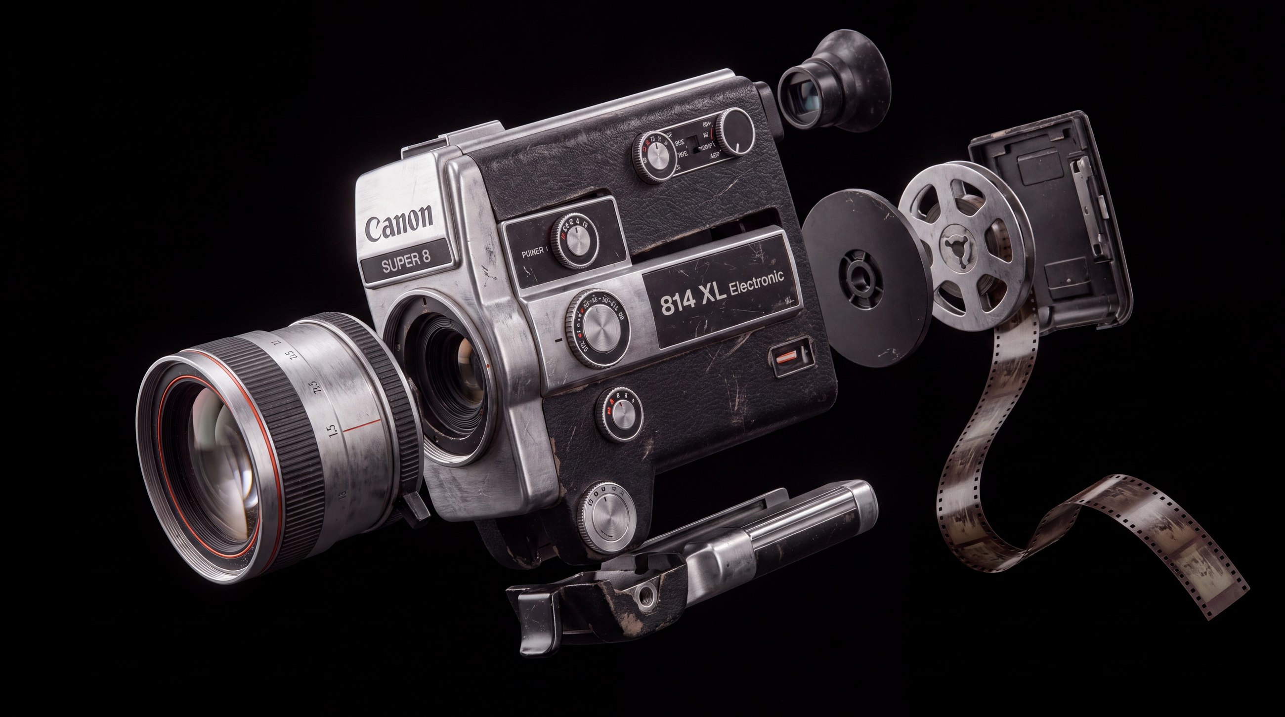 The same camera, taken apart